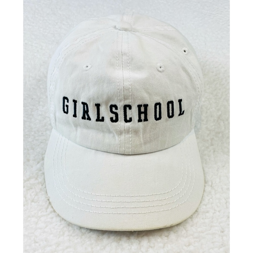 GIRLSCHOOL • White Logo Baseball Cap - Picture 2 of 16